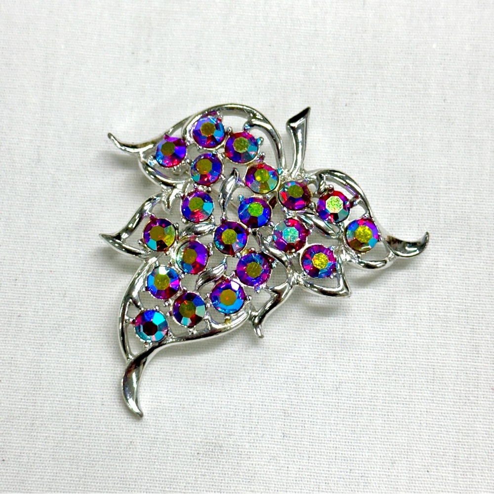 Vintage Signed Sarah Coventry AB Brooch